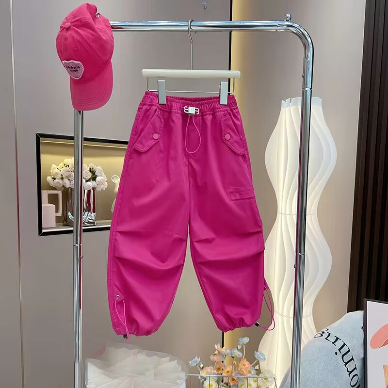 （裤子）童装女童裤子春装2024新款中大童儿童洋气时髦女孩秋款