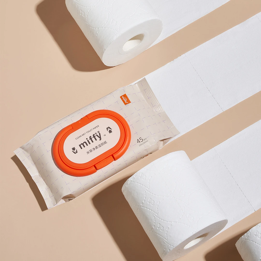米 菲湿厕纸巾便携小包家庭实惠装婴儿专用家用擦屁屁湿纸巾清洁