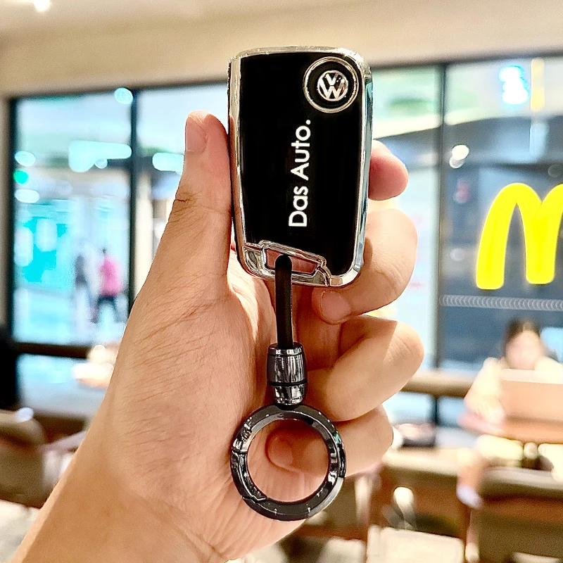 大众速腾钥匙套宝来迈腾POLO车帕萨特cc探岳途观凌渡朗逸高尔夫扣