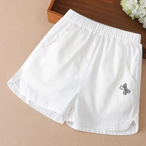 【Littlebear·小熊家】女童短裤夏季薄款外穿百搭宽松洋气夏装