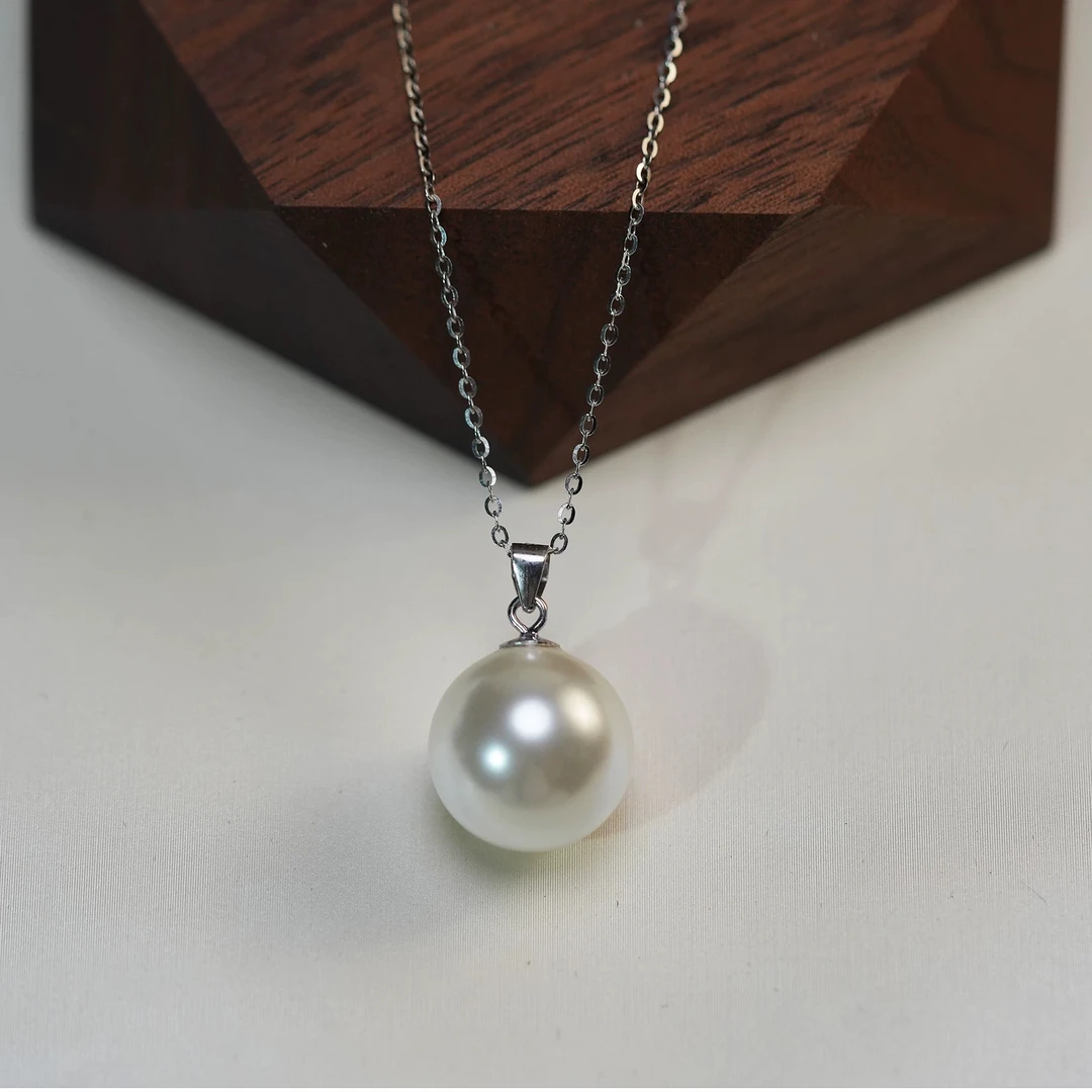 S925白珠银色瓜子扣头