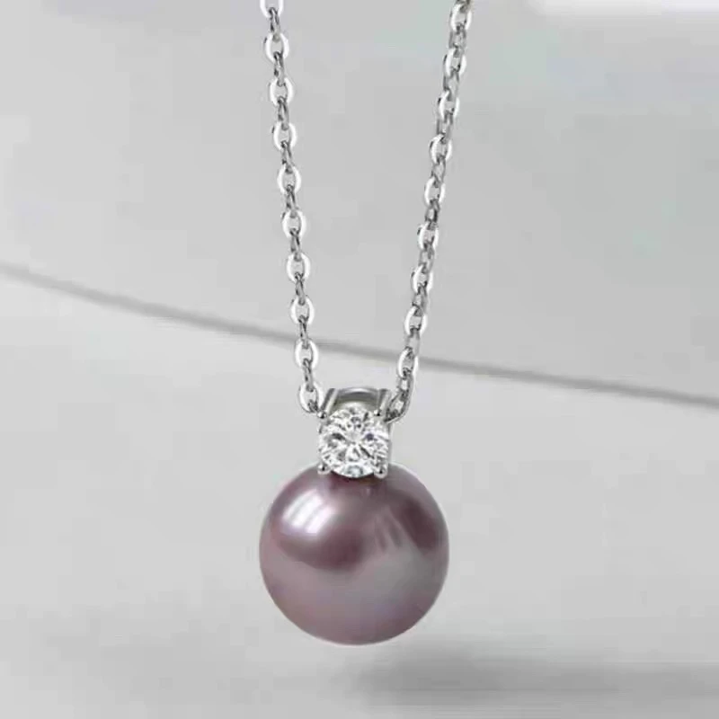 紫珠戴妃款珍珠吊坠