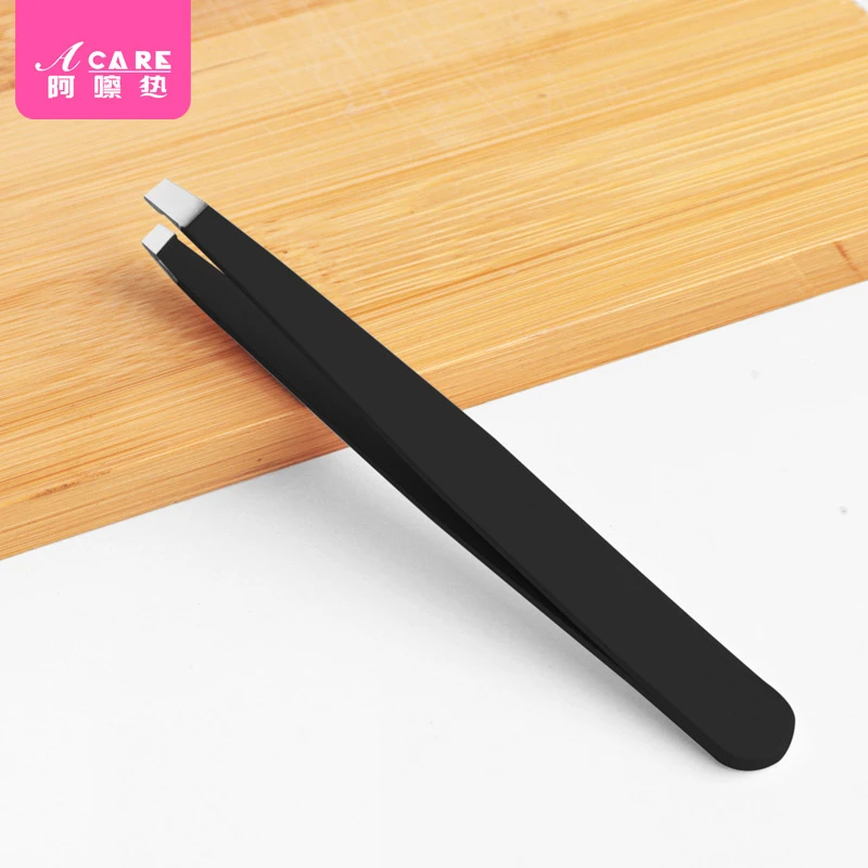 高精密斜平口拔毛钳修眉睫毛夹去黑头男女通用男士清洁女士家用