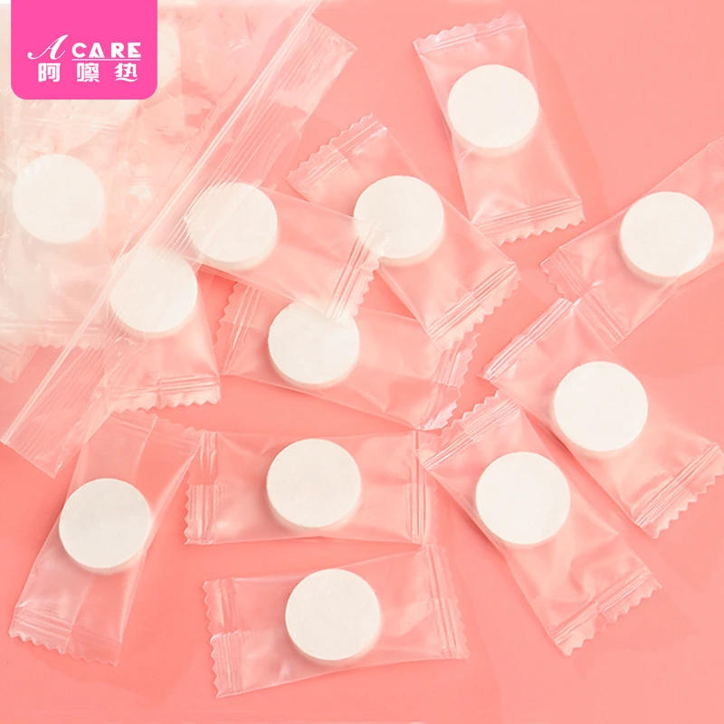 一件代发包邮 面膜纸/压缩AA1V25-一次性干面膜纸扣薄美容院水疗