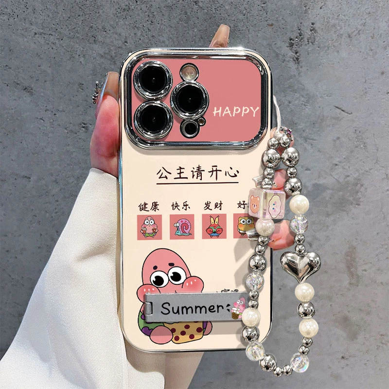 公主开心适用苹果华为荣耀VIVO小米OPPO手机壳支架全包大视窗小众