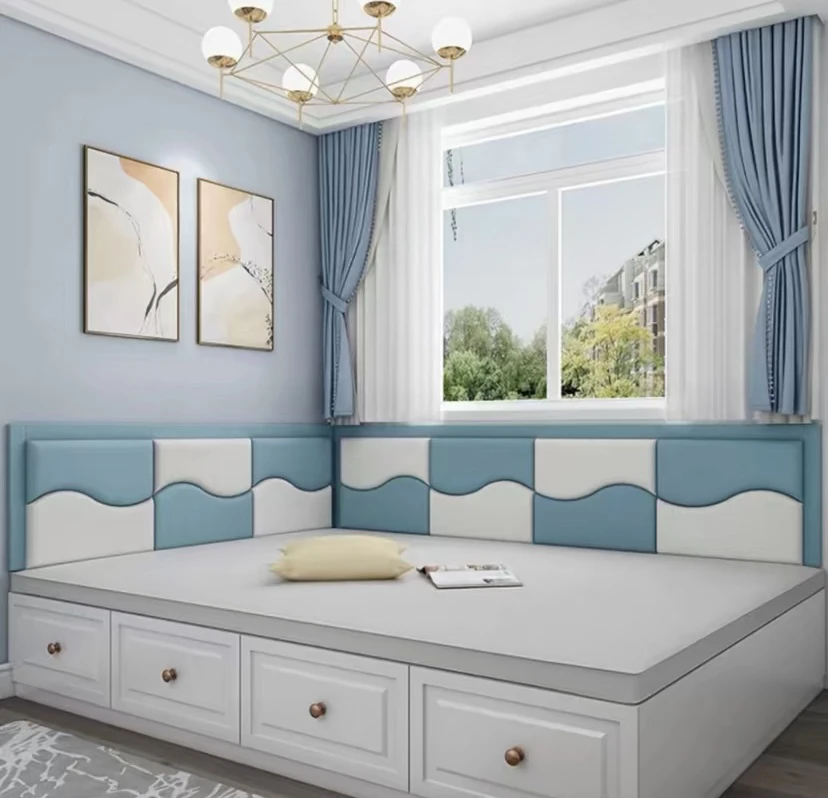 榻榻米定制墙围软包