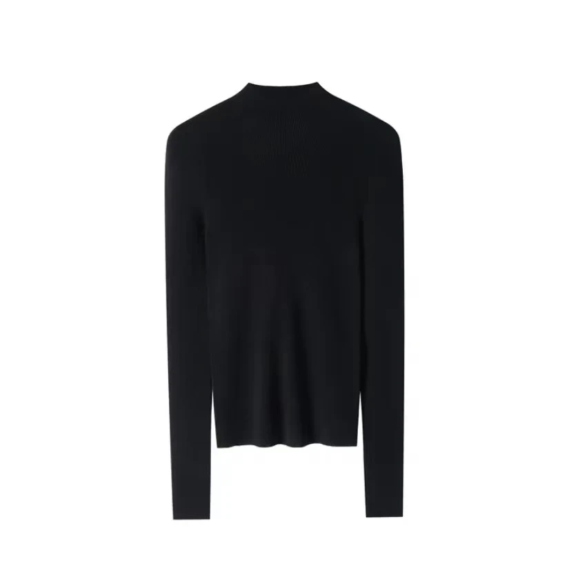 ALIZHPING【艺姐】加厚【升级】扬子纱无缝打底衫5.5cm半高领毛衣P205