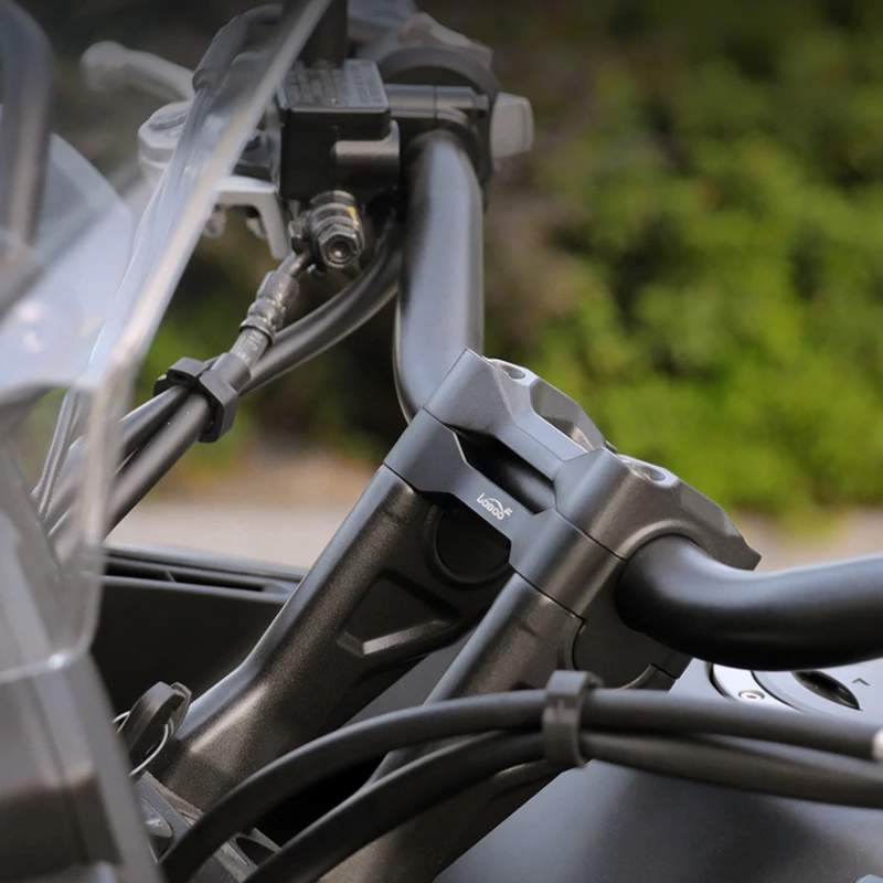 LOBOO/萝卜摩旅改装车把加高适用本田NX400 CB500X车把手龙头增高