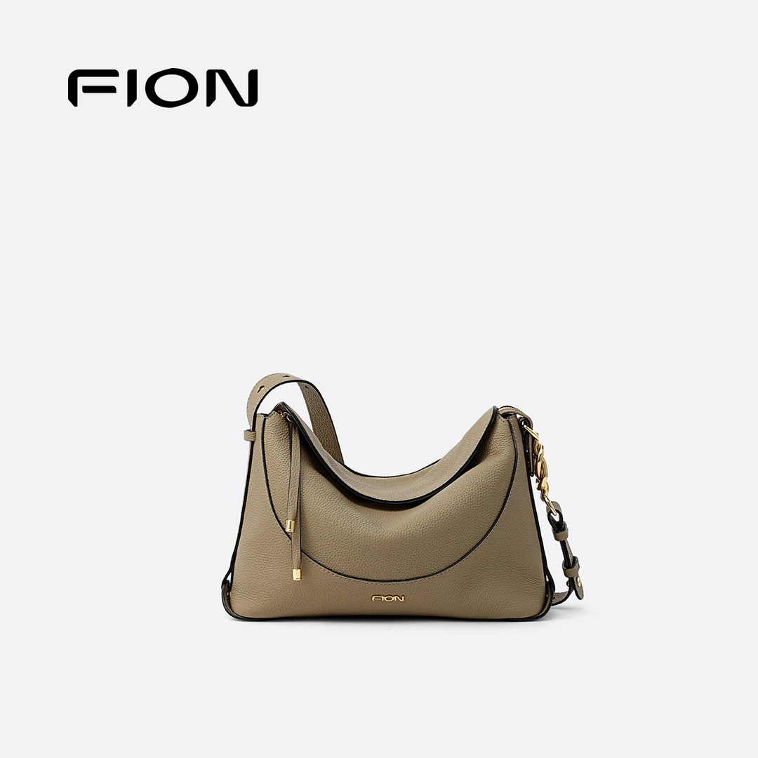 Fion/菲安妮高级莫相离枕头包hobo包女士单肩包斜挎包FAAFVMQ001