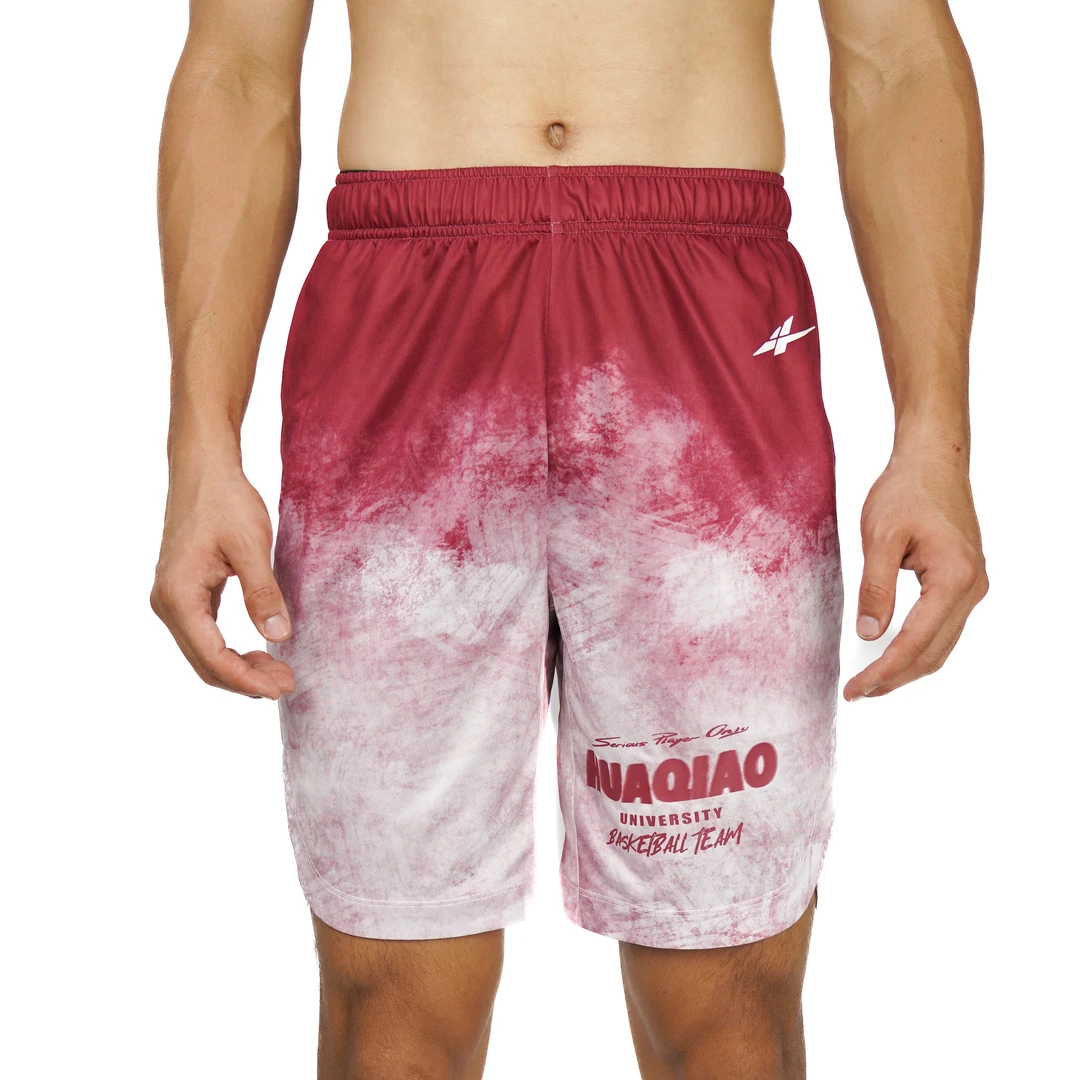 SPO投篮短裤华大红