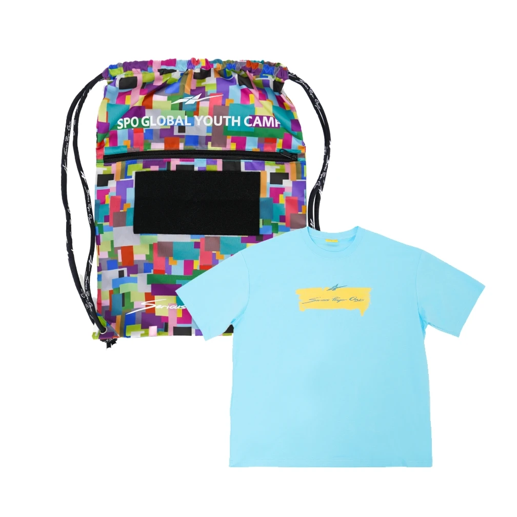 SPO生活T恤box+抽绳包灰/彩