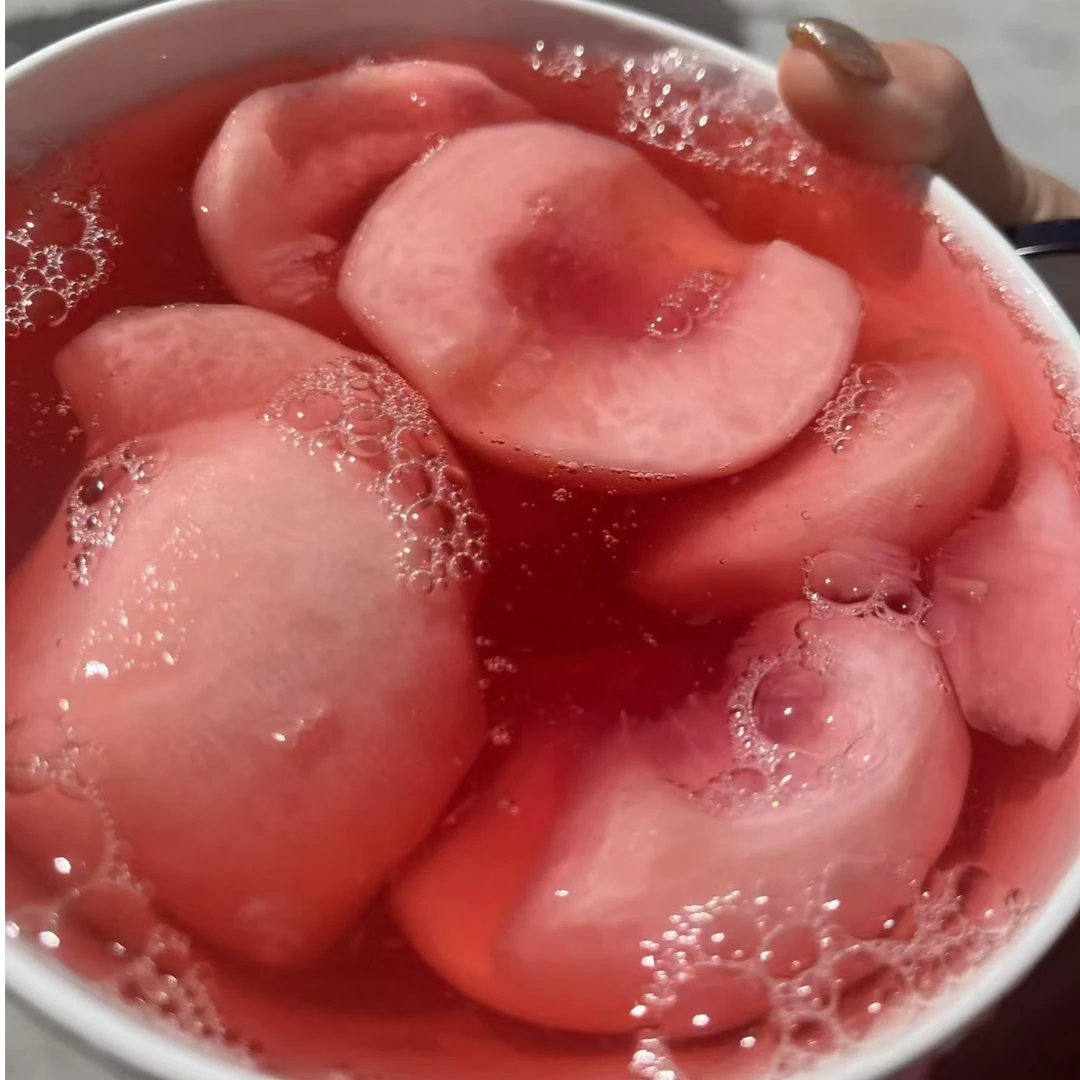 黑沟毛桃罐头酸甜美味