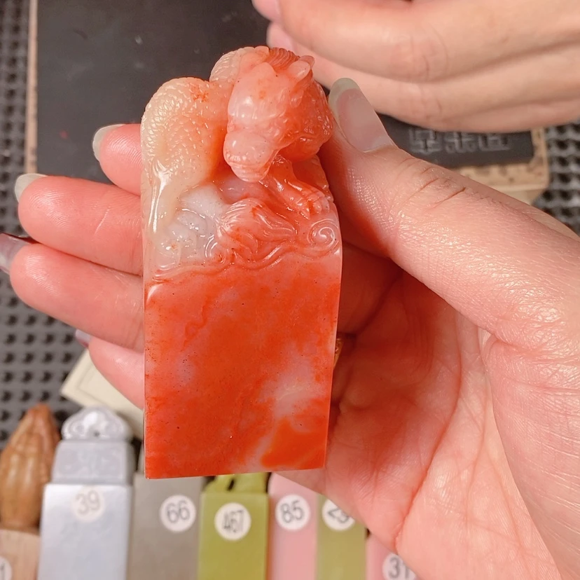 【闪购商品】寿山石印石叶*青