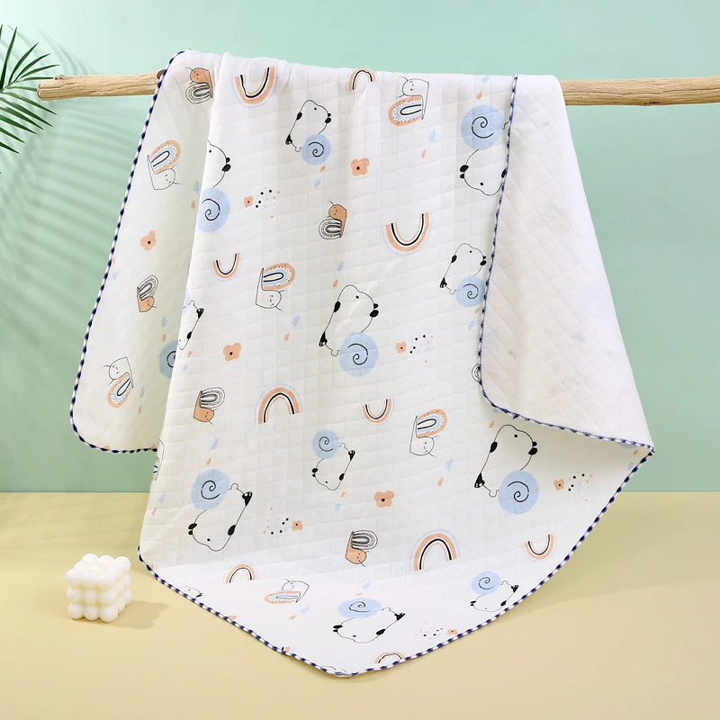 包单薄款纯棉春秋加薄棉初生婴儿产房襁褓巾包裹布包被宝宝包巾