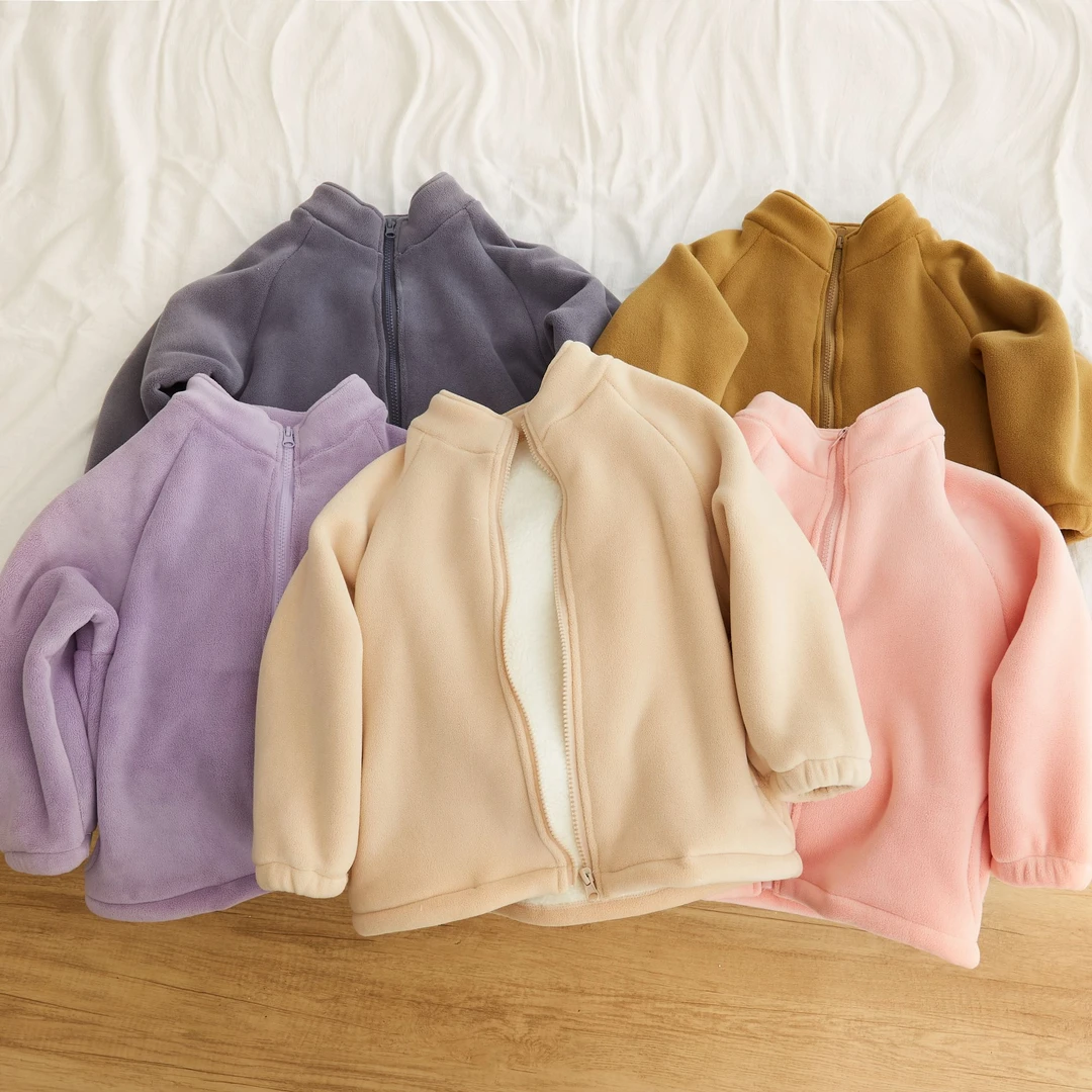 【500克奥利绒】儿童冬季摇粒绒校服神器中大童保暖衣加绒加厚外套