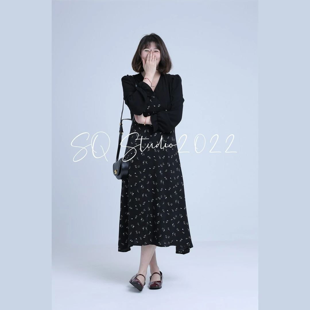 陌上花市——谁穿谁显瘦 谁穿谁显高的连衣裙Q-A356 卡码拍大