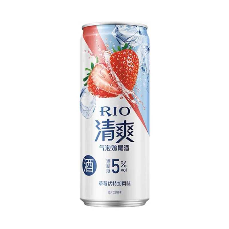 【单罐】锐澳 清爽草莓伏特加味 气泡鸡尾酒 330ml/罐