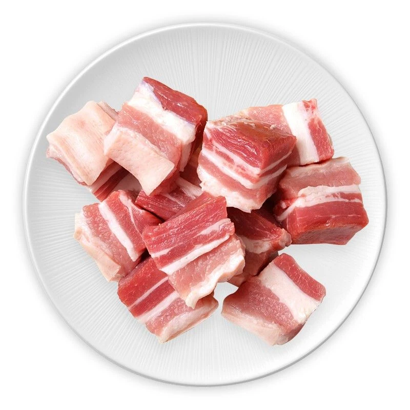（鲜)自营猪肉精五花肉块300g/份