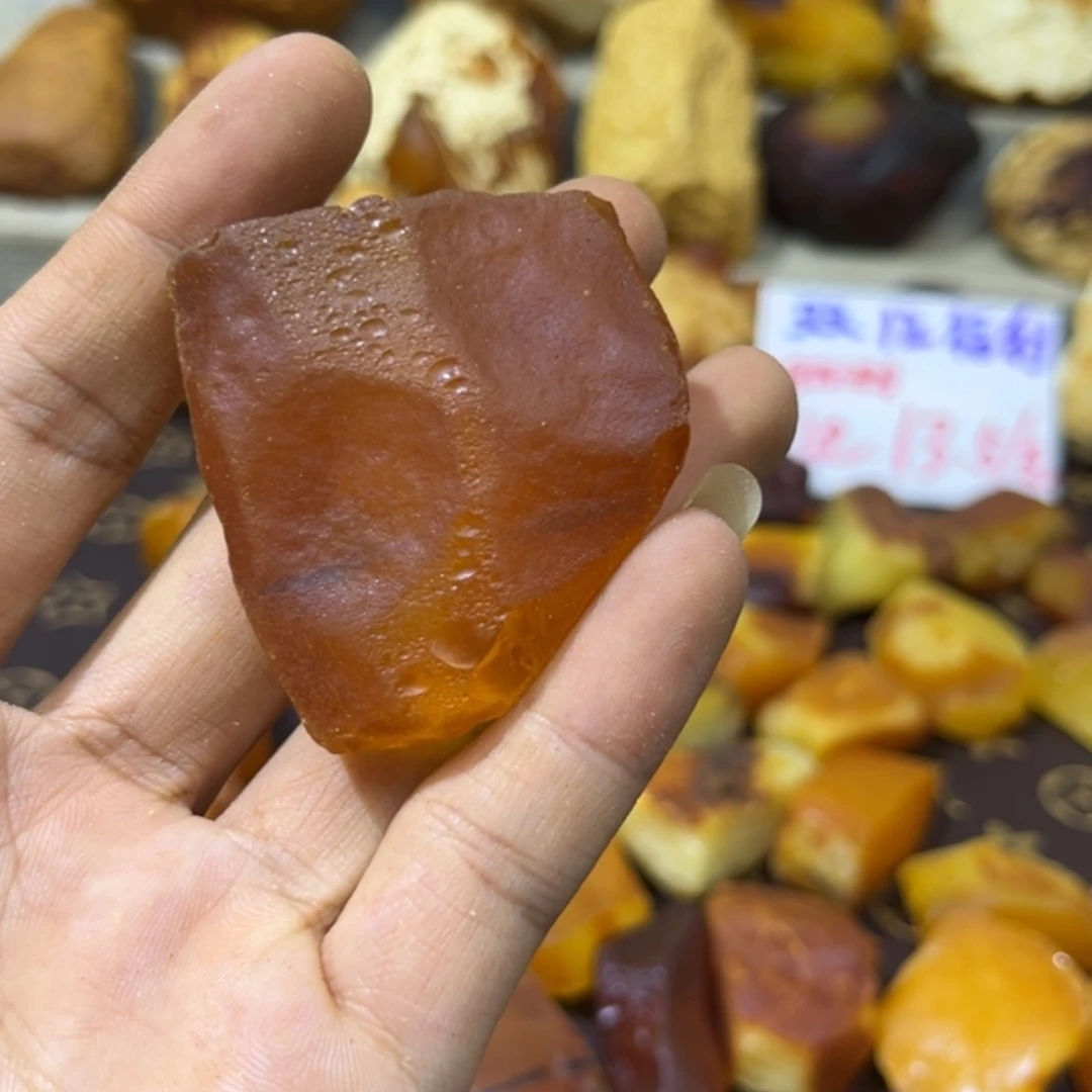 【闪购商品】定制琥珀未镶嵌篮**王