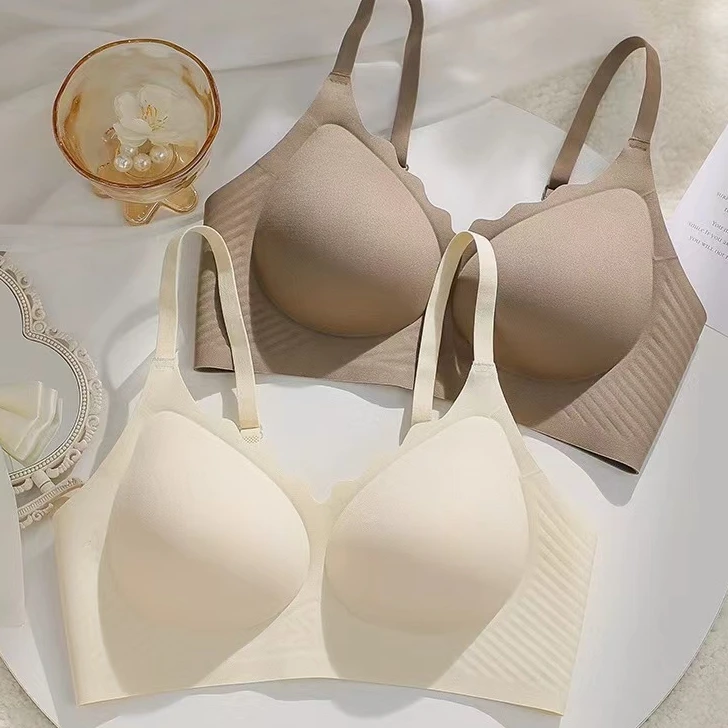 【圆圆杯】舒适裸感内衣女固定杯无痕