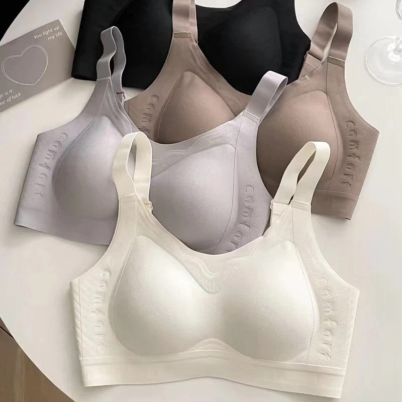 【002】全罩杯内衣女大胸显小无痕缩胸