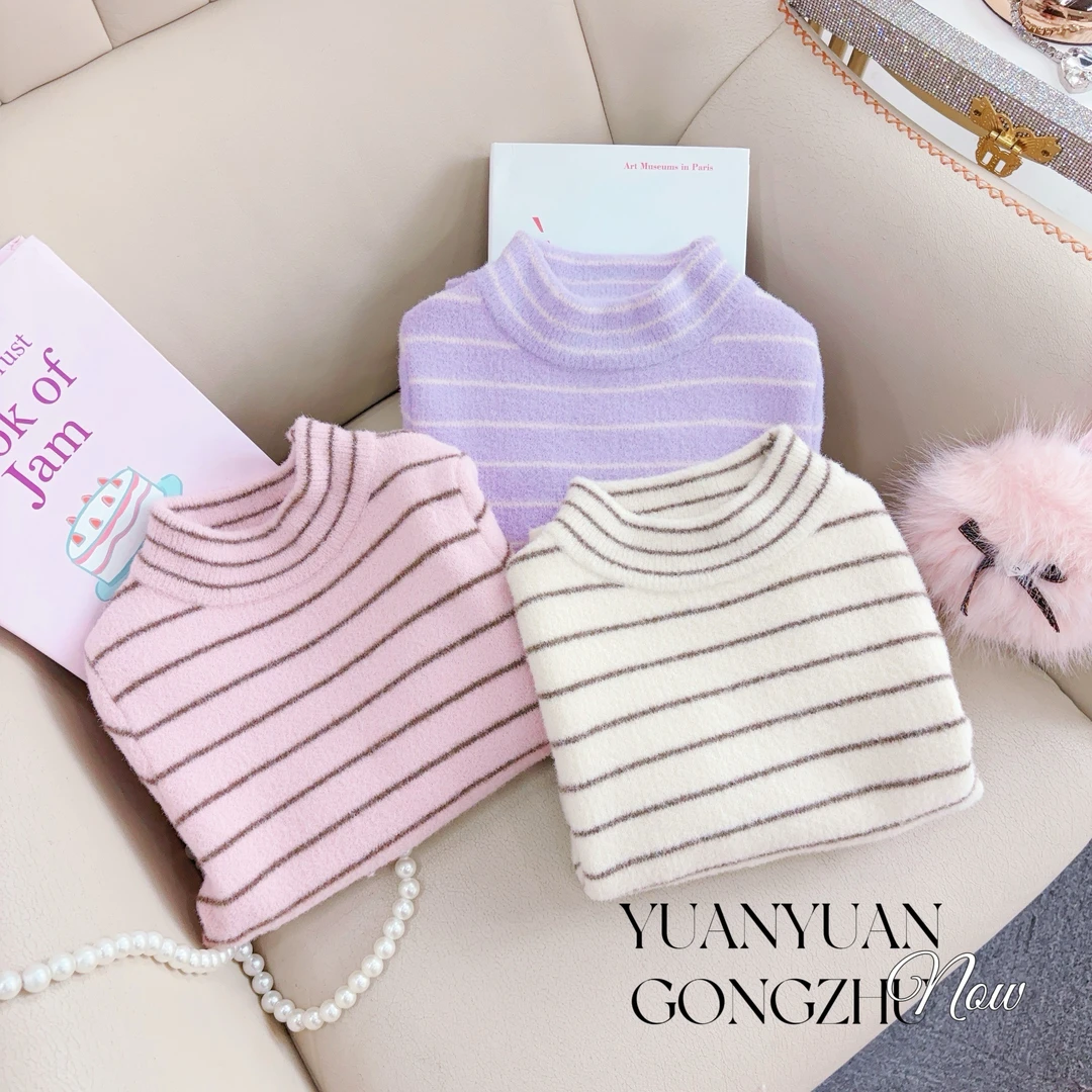 媛媛公主媛2025冬季女童中大童萌娃穿搭保暖毛衣14417Z024