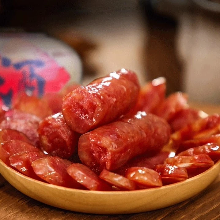【同记食品】四川柴火肥瘦烟熏腊肠特惠