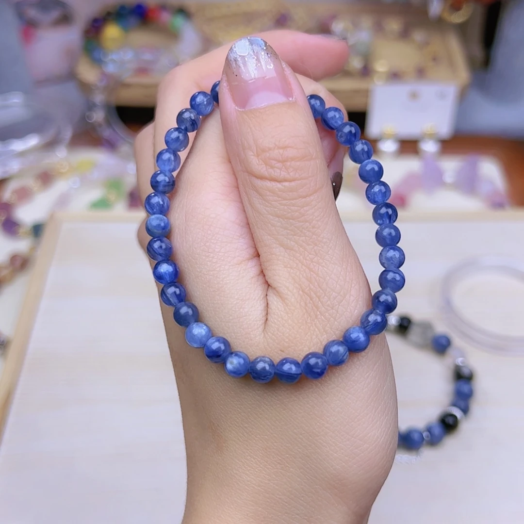 【闪购商品】水晶手串未镶嵌❄️***蓝晶