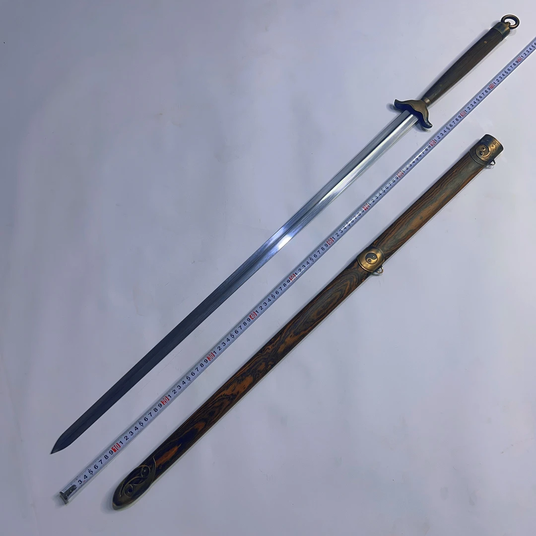 唐人唐人武当双手剑专业训练剑纯手工锻造自炼钢未开刃