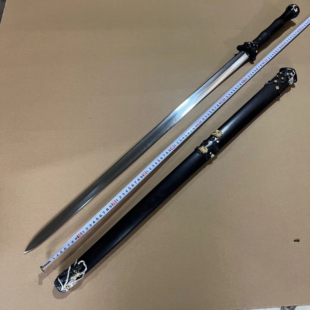 唐人铜装君子剑自炼钢未开刃
