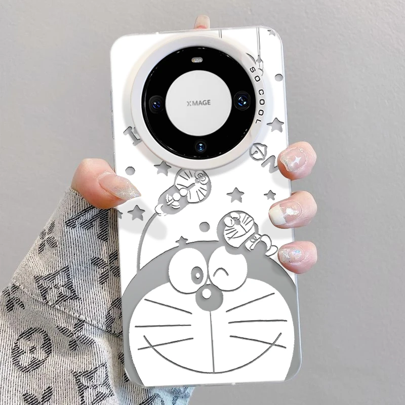 星星哆啦A梦适用华为mate60手机壳卡通苹果15Promax女iphone14/17