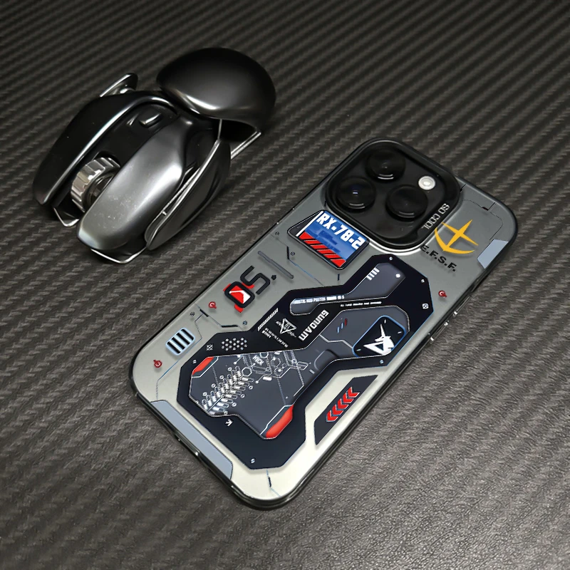 机械装甲适用苹果15promax手机壳16防摔iPhone13保护套14个性创意