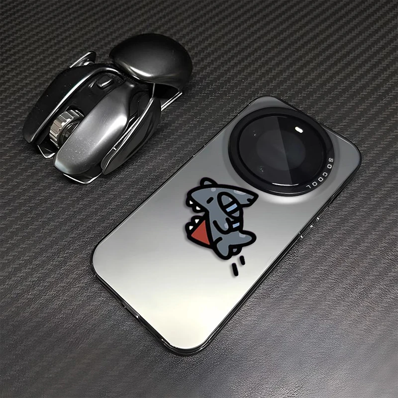 卡通陆鲨适用OPPOFINDX8手机壳创意防摔FINDX8PRO新款保护套磨砂