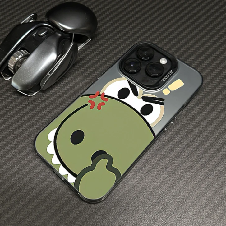 抠鼻恐龙苹果15promax手机壳iPhone14/17/12华为mate60小米14
