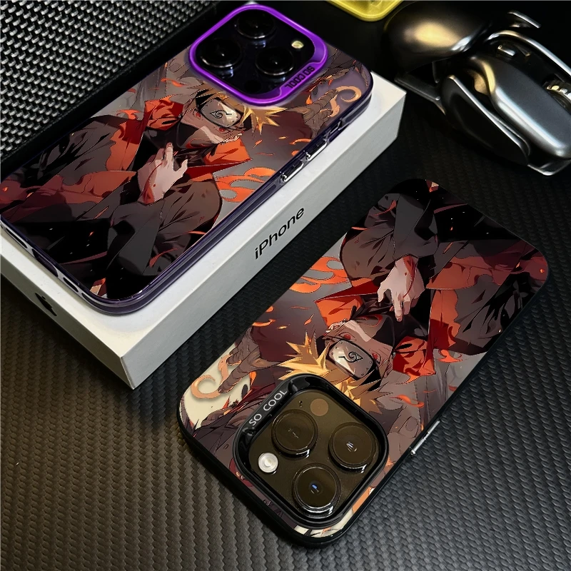 火影鸣人适用苹果16手机壳iPhone15promax创意14保护套17动漫12