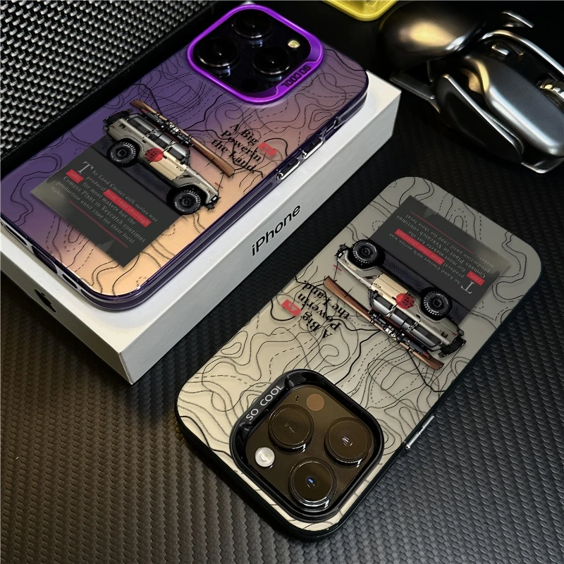 越野路书适用苹果16promax手机壳iPhone15创意14保护套17个性防摔