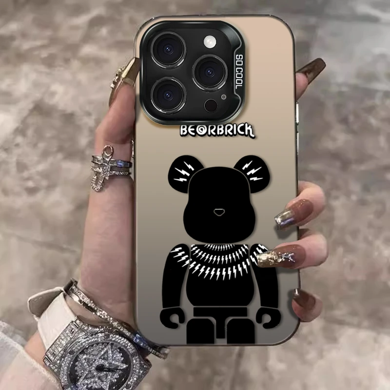 暴力熊适用苹果16promax手机壳15防摔iPhone13保护套14创意12个性