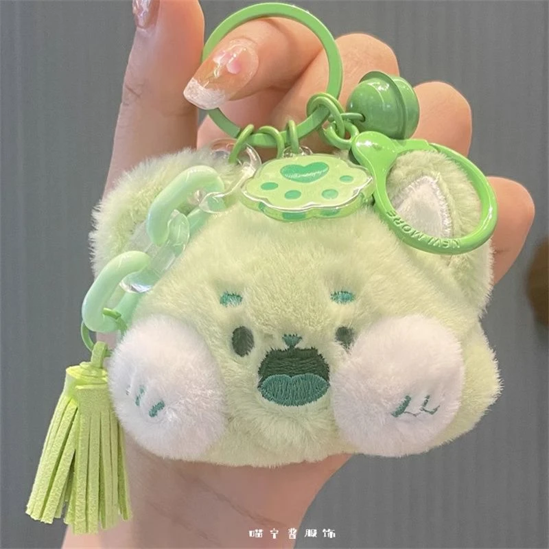 可爱嘟嘟猫书包挂件情侣公仔哇呜猫咪毛绒玩偶汽车钥匙扣女生挂饰