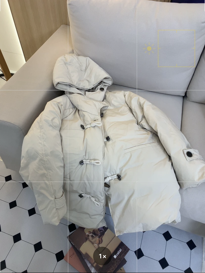 满满安全感~韩代厚实连帽羽绒服 冬