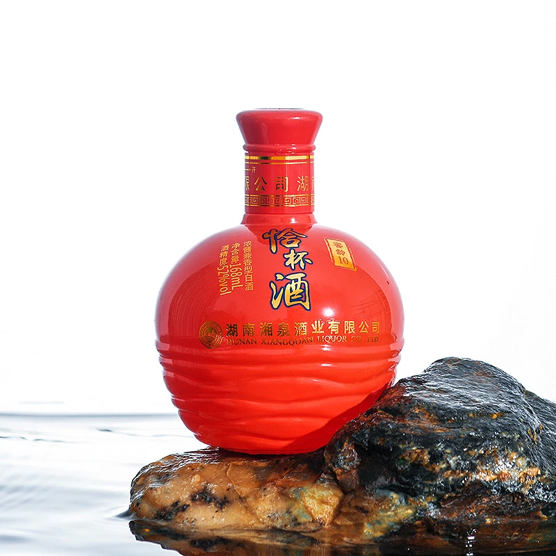 凤凰情湘泉酒业恰杯酒10古法酿造浓酱兼香型口粮食酒52度168ml