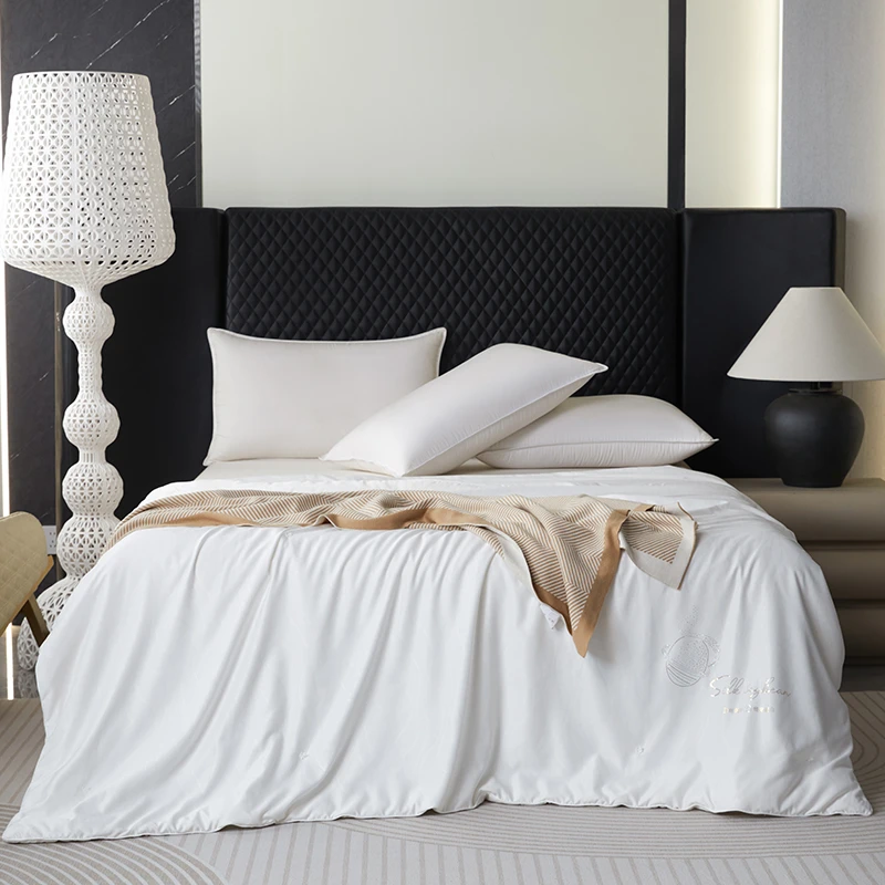 2025新款！！古法手工暗纹提花百分百蚕丝夏被A