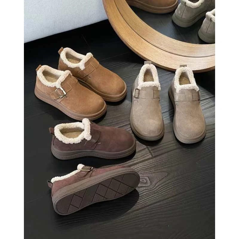 5556新款边扣舒适百搭软底时尚勃肯鞋