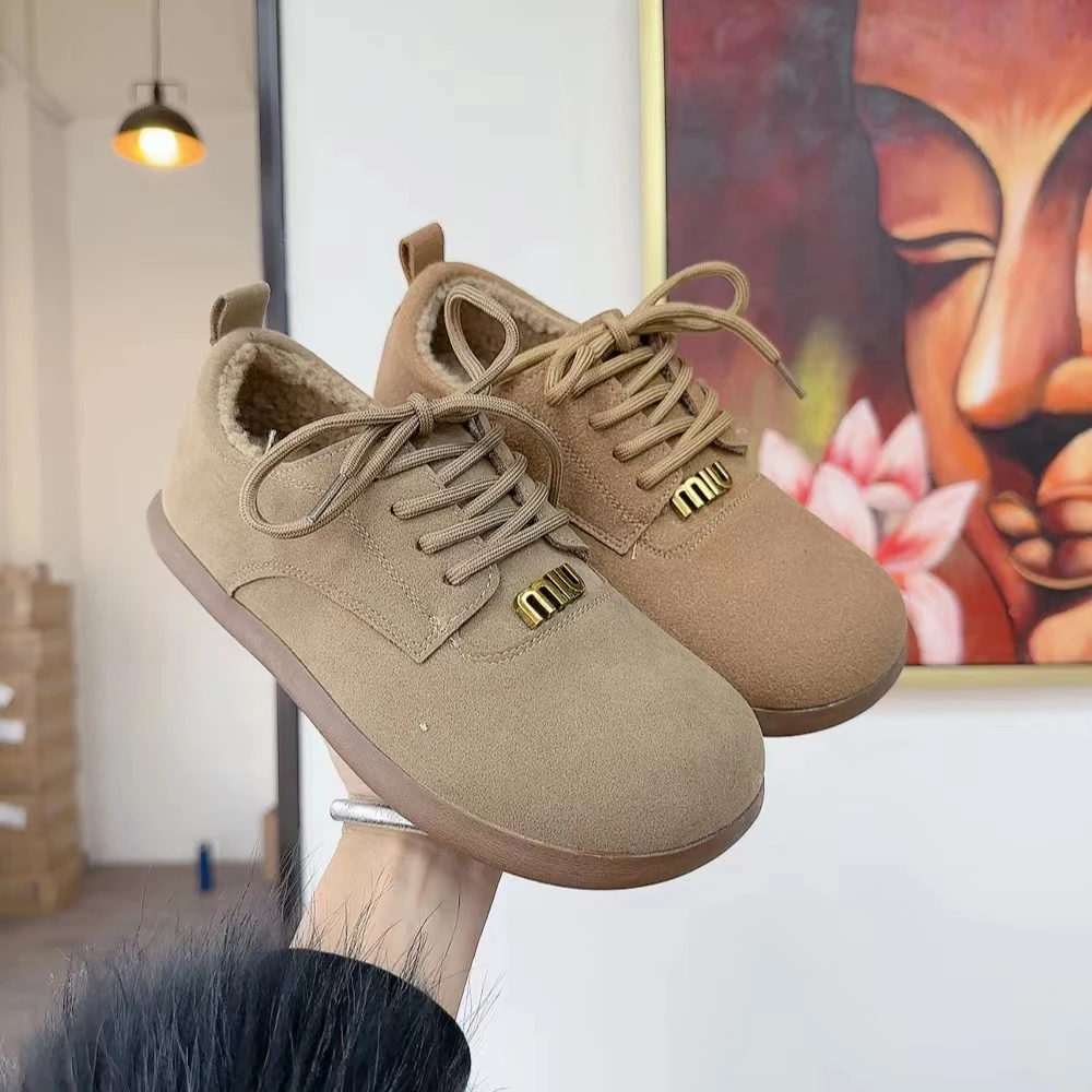 718-3新款系带圆头软底舒适博肯鞋仓