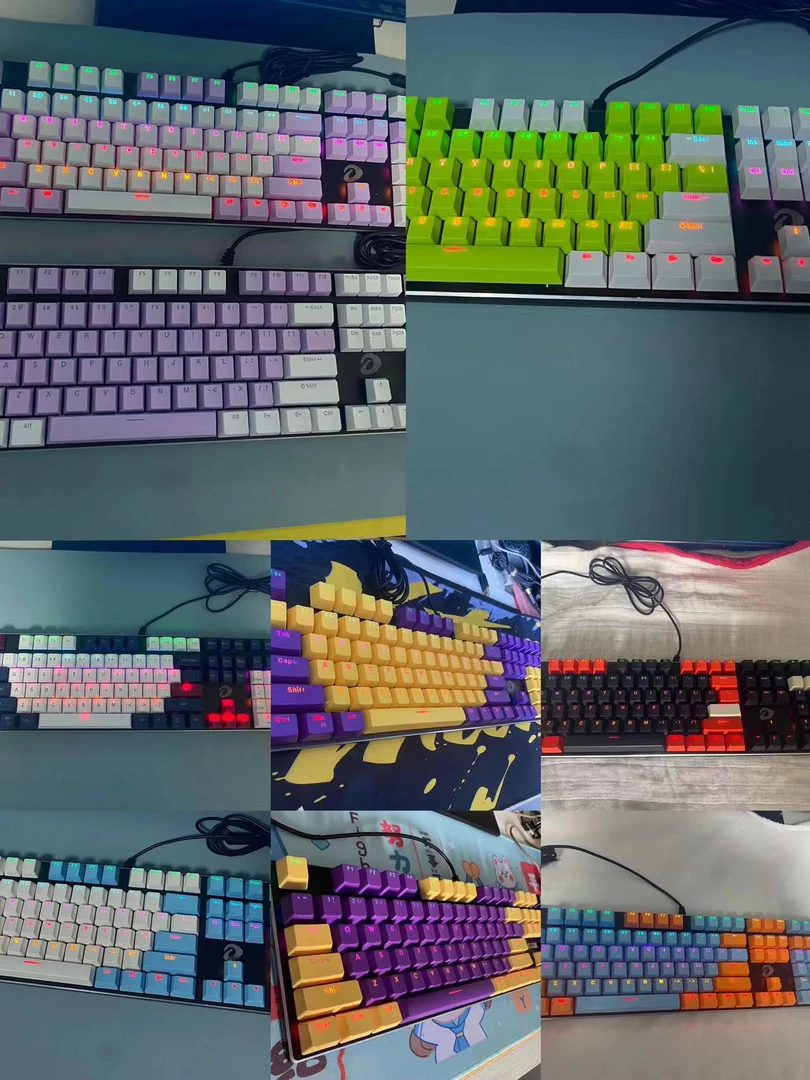 8新 达尔优 90新达尔优CK533PRO更换全新键帽。深度清理卫生光青轴