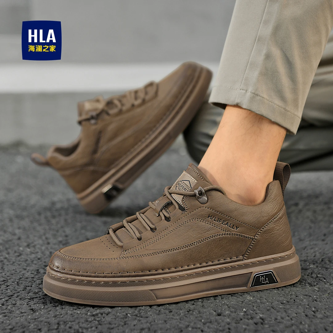 海澜之家男鞋2024新款男士百搭板鞋低帮耐磨时尚休闲鞋子男款潮鞋