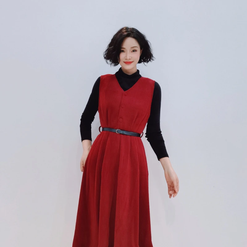 D203 秋冬时尚洋气名媛显瘦气质通勤两件套高级套裙LY