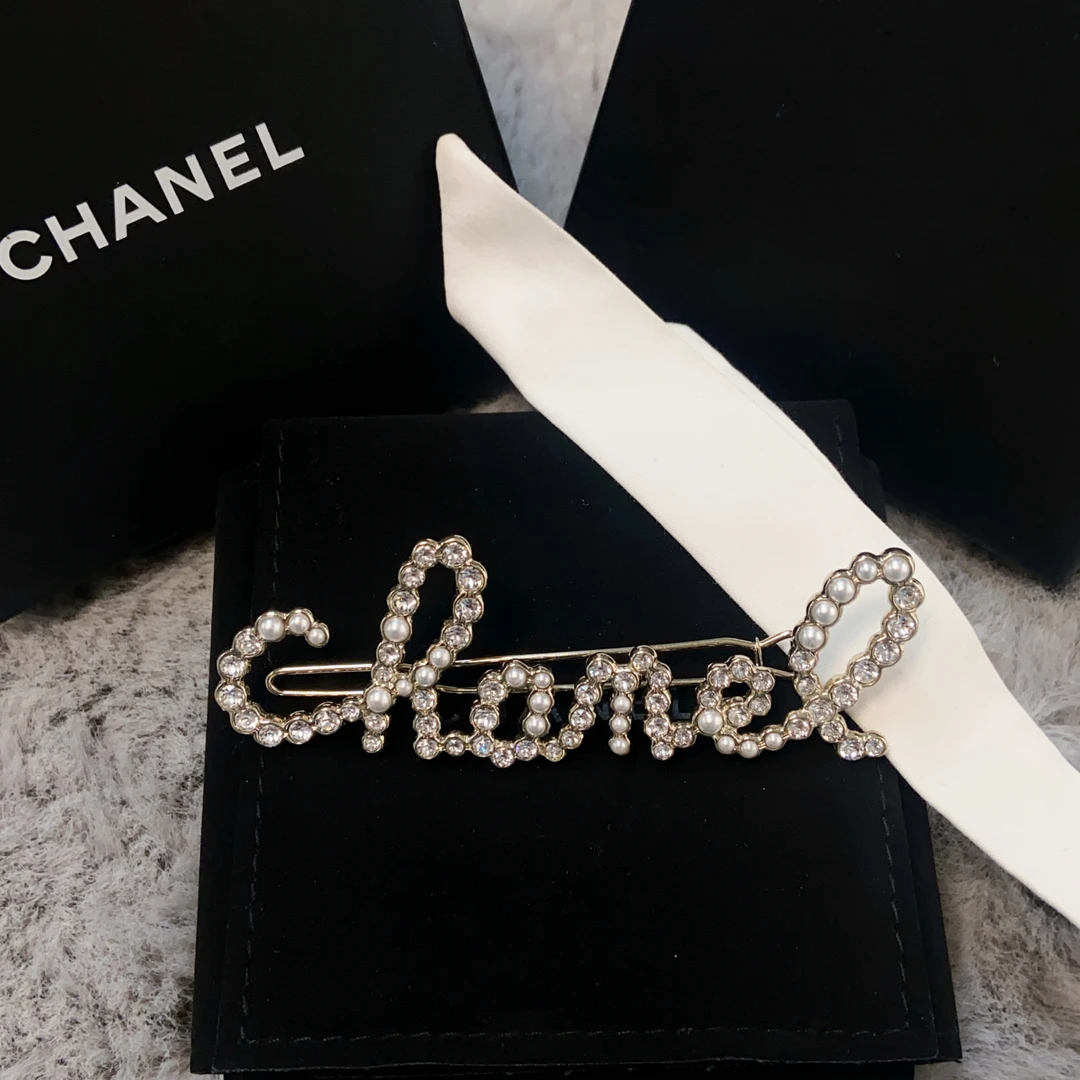 未使用 Chanel/香奈儿 百搭款满钻款胸针发夹20VBB0001