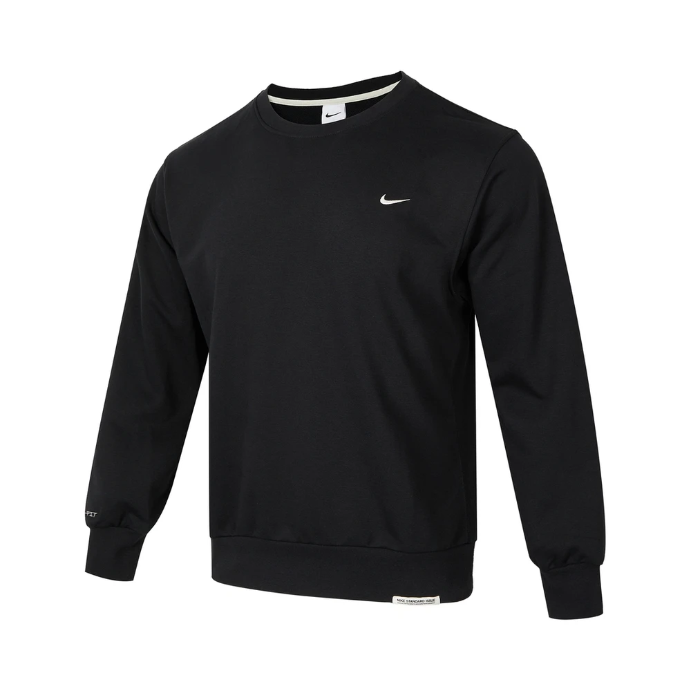 NIKE/耐克男子NK DF STD CREW黑色时尚运动套头衫DQ5821-010