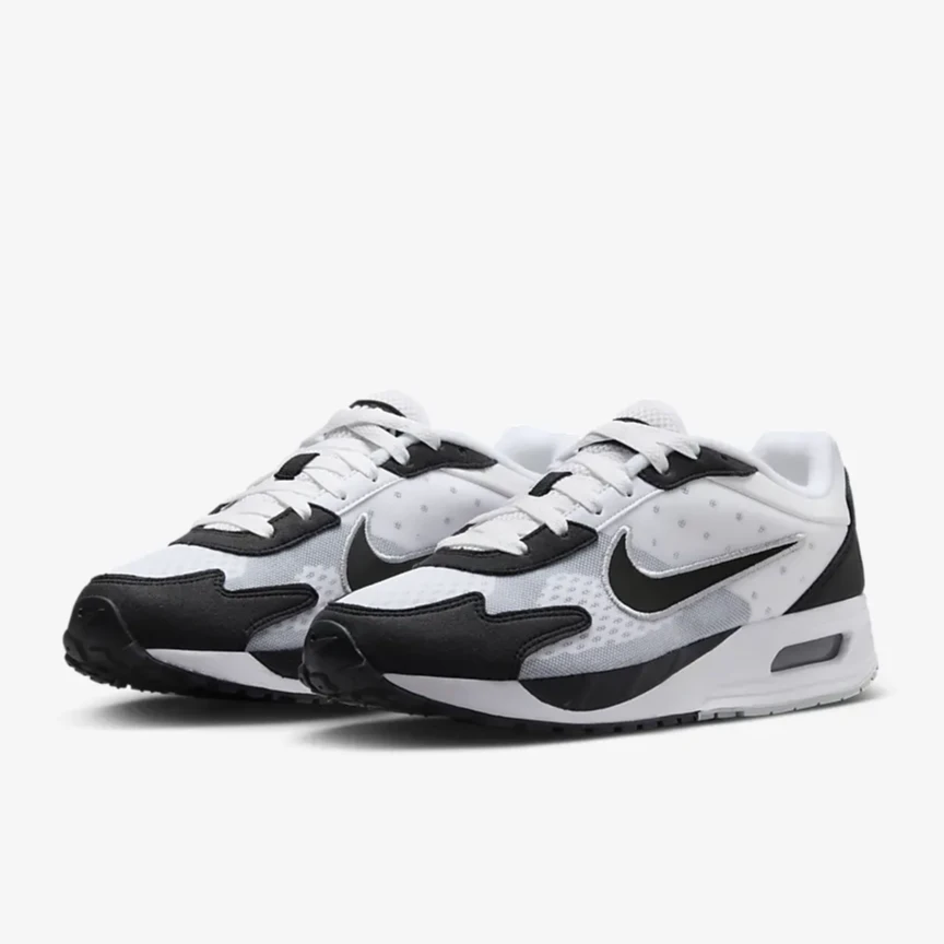 Nike/耐克女款AIR MAX SOLO黑白复古缓震时尚运动鞋 FN0784-101
