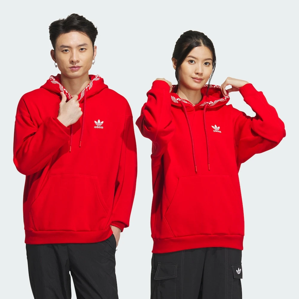 adidas/阿迪达斯新年款休闲运运动连帽卫衣套头衫 IX4217 IX4216
